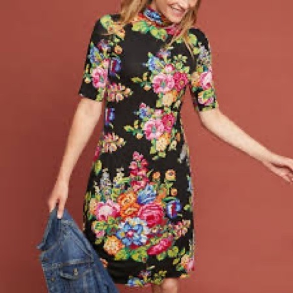 Anthropologie ETT TWA Coryell Floral Dress Small - Picture 1 of 7